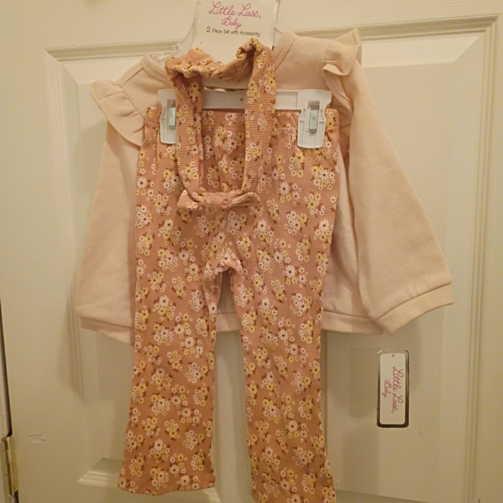 Little Lass Kids Pajamas - Pink Floral